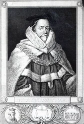 Sir Edward Coke, engraved by Thomas Trotter
